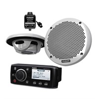 Fusion marine stereo kit med 6" högtalare & Bluetooth adapter
